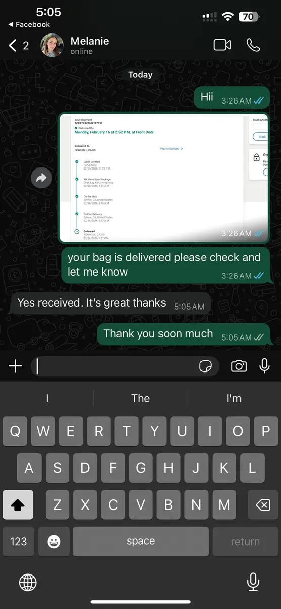 LuxuryRepBags customer review 10