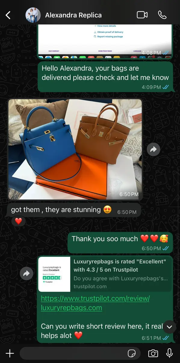 LuxuryRepBags customer review 11