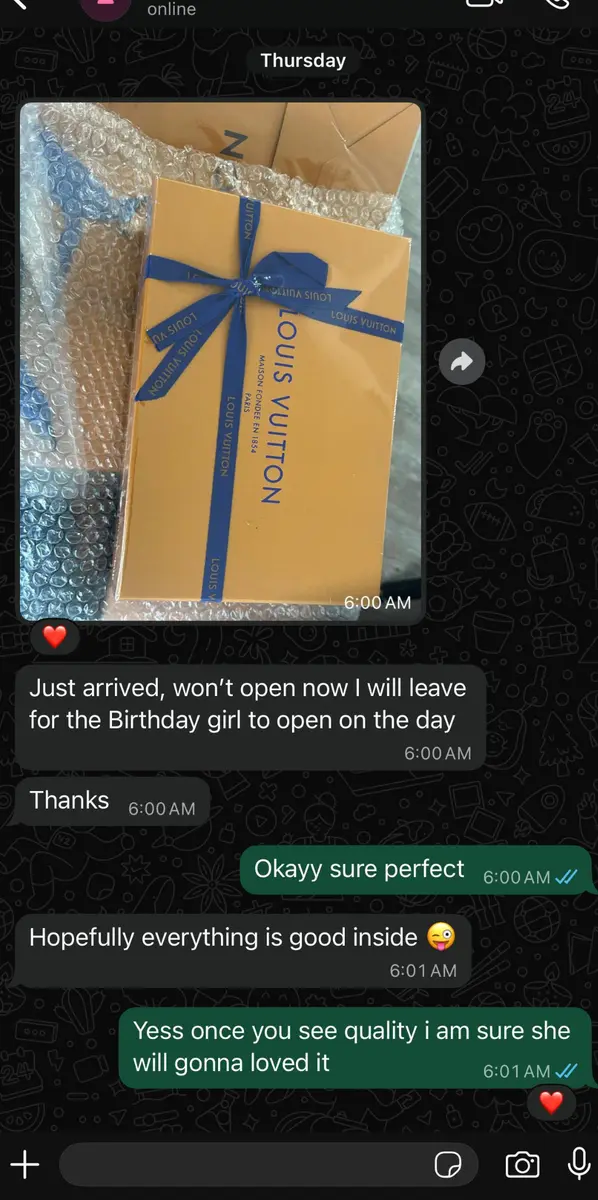 LuxuryRepBags customer review 14
