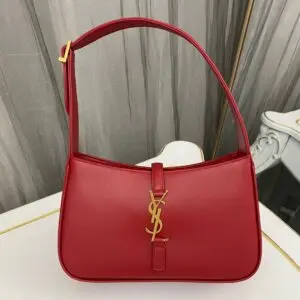 Saint Laurent le 5 a 7 mini hobo bag – Red