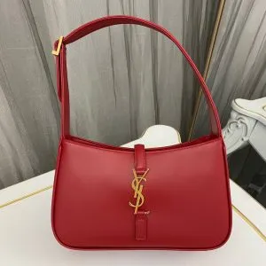Saint Laurent  le 5 a 7 mini hobo bag – Red