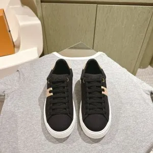 LV Women Black Canvas Sneakers