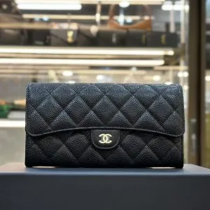 Chanel long Wallet Gold Hradware
