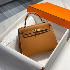 HN 25CM IN GOLD EPSOM GOLD HARDWARE