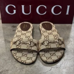 Gucci Siaga Horsebit Slide Sandals