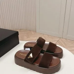 Prada Nubuck Slides