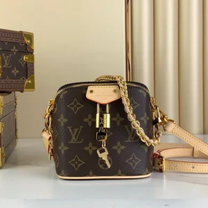 Louis Vuitton Lv Just In Case Monogram Pattern Handbags 14x13x11cm