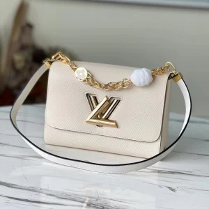 Louis Vuitton LV Twist Woman’s Cowhide Leather Handbags 24cm