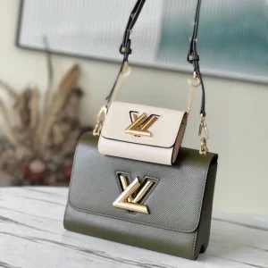 Louis Vuitton LV Twist Cowhide Leather Handbags Woman’s 24cm