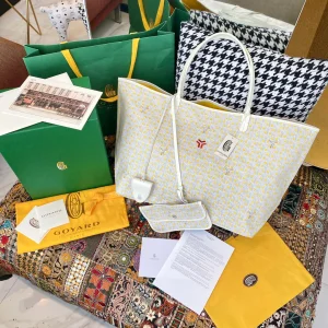 Goyard limited edition Saint Louis Claire-Voie GM Bag /Tote – Yellow