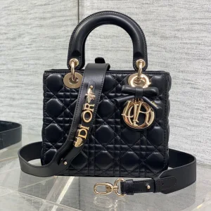 Dior Small Lady Dior My ABCDior Bag in black