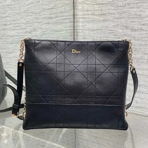 Dior Trianon bag in Black Gold Hardware