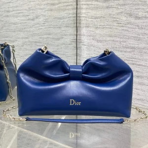 Dior Bow Bag Navy Lambskin
