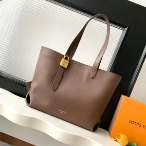 LV Low Key Cabas MM Chocolate Colour