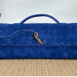BOTTEGA VENETA Andiamo Leather Clutch Bag