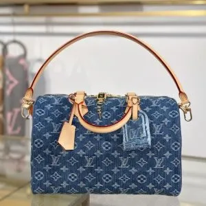 Louis Vuitton Monogram Denim Speedy Soft 30 bag