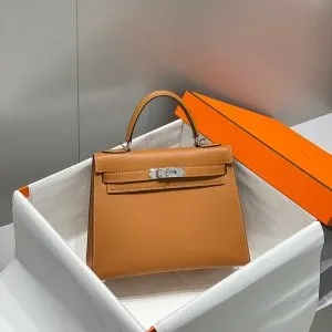 HN 28CM IN GOLD EPSOM PALLADIUM HARDWARE