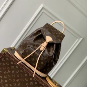 Louis Vuitton Montsouris PM backpack in Monogram coated canvas